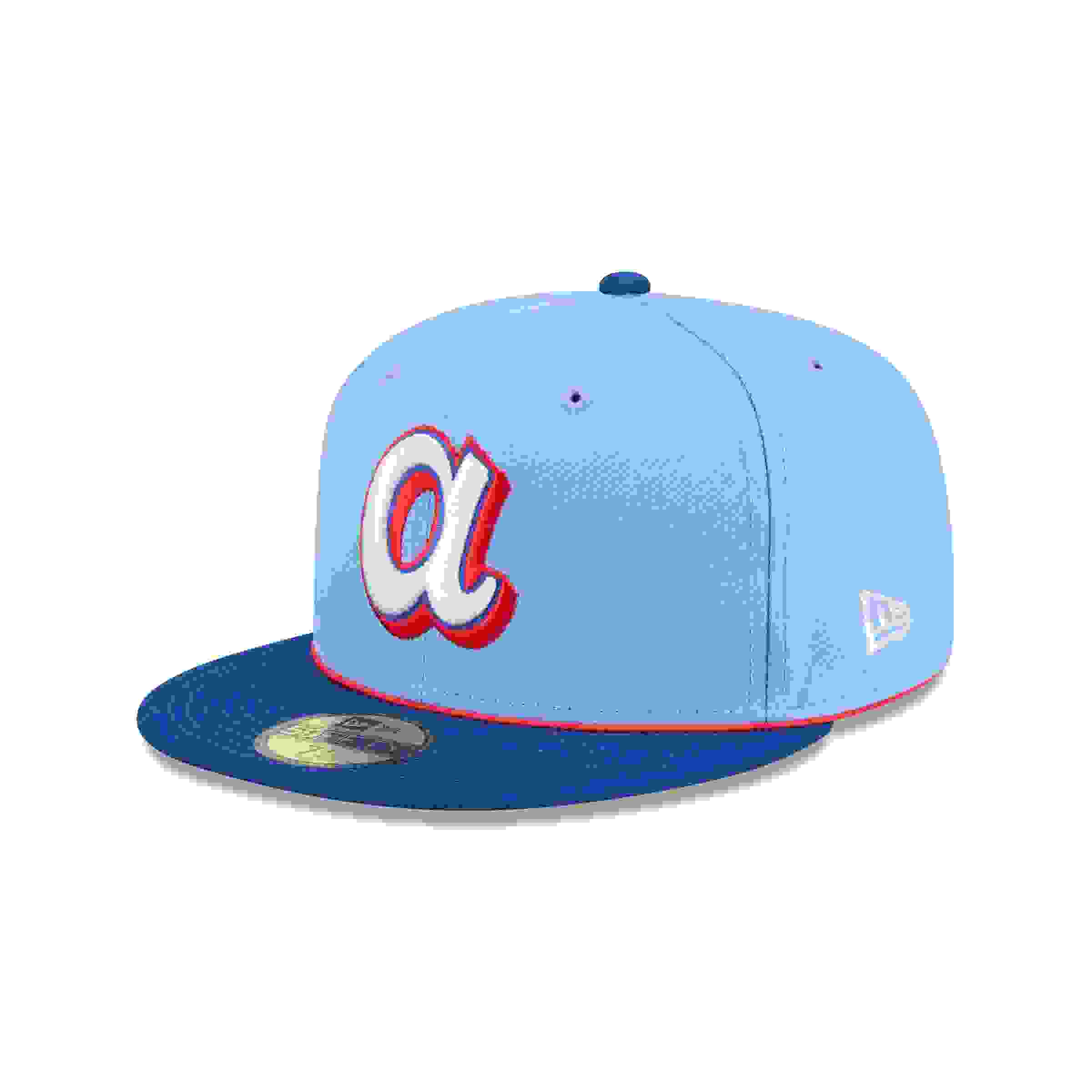 New Era Atlanta Braves 59FIFTY City Connect Light Blue Fitted Hat